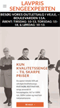 Mobile Screenshot of lavprissengeexperten.dk